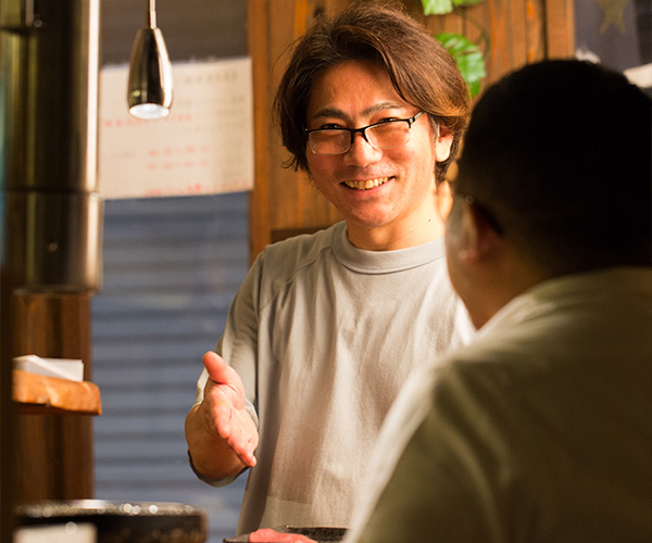 焼きシーン